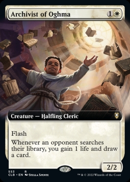 Archivist of Oghma Commander Legends- Battle for Baldur's Gate Bordless
